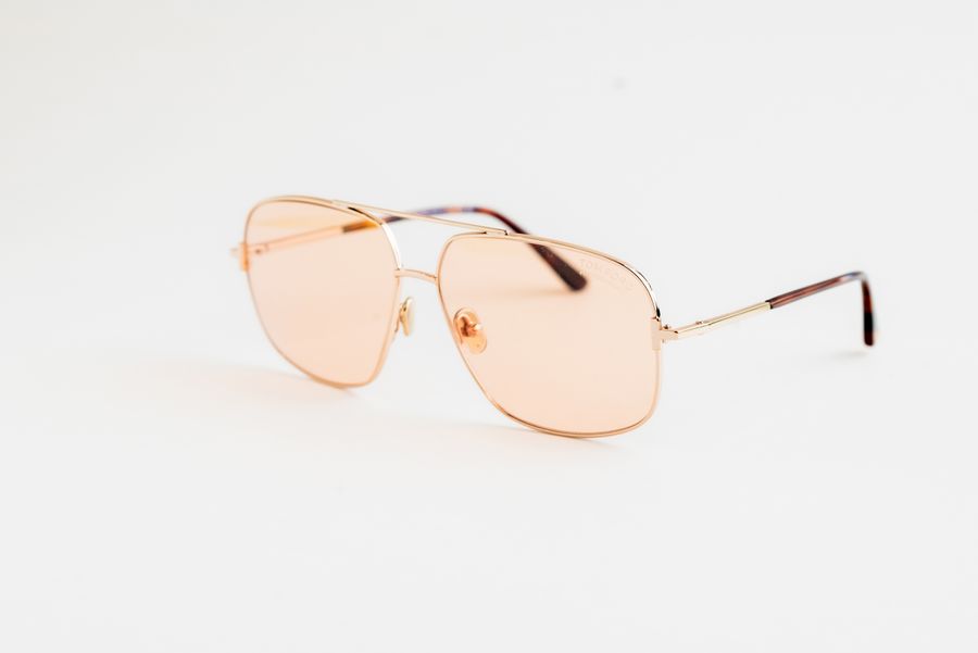 Lunettes solaires aviateur verres ambrés